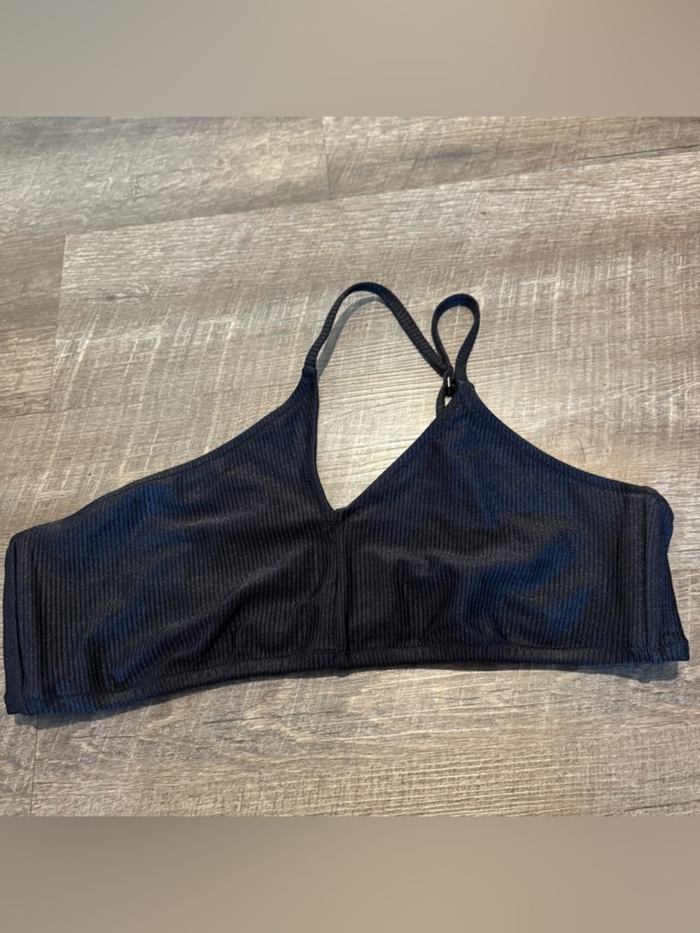 Aerie Black Swim Bikini Top